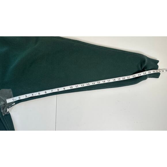 Abercrombie & Fitch Forest Green Sweatpants Elastic Drawstring Waist Casual L - Picture 8 of 11